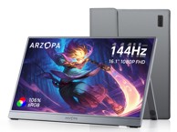 ARZOPA Monitor Z1FC / 16.1", 1920 x 1080, IPS, 144 Hz, mini HDMI + USB-C, siva